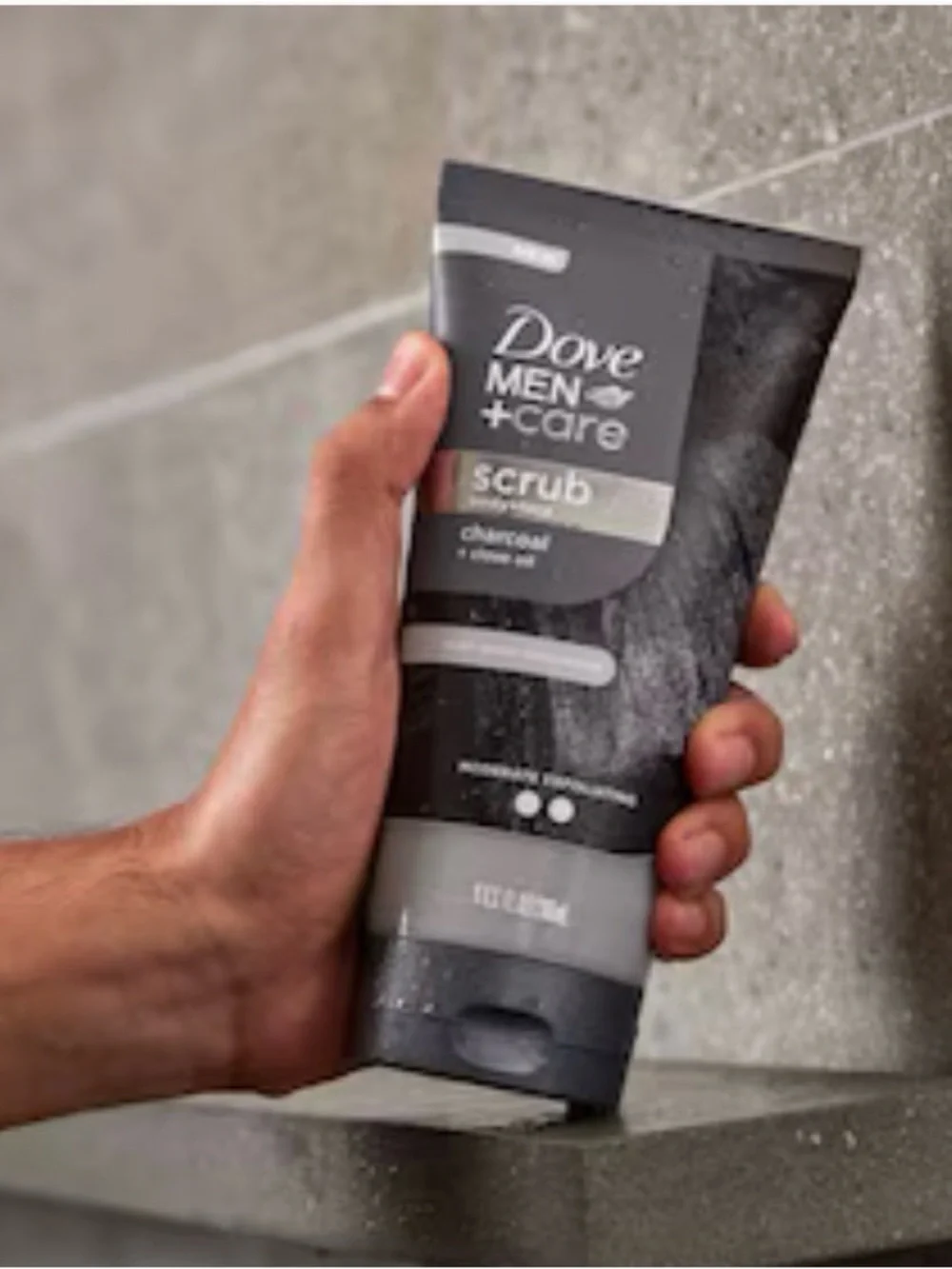 Dove Men+Care Charcoal + Clove Oil Body + Face Scrub